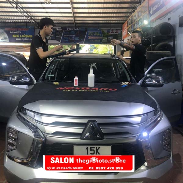 Dán phim cách nhiệt Nexgrad xe Mitsubishi Pajero